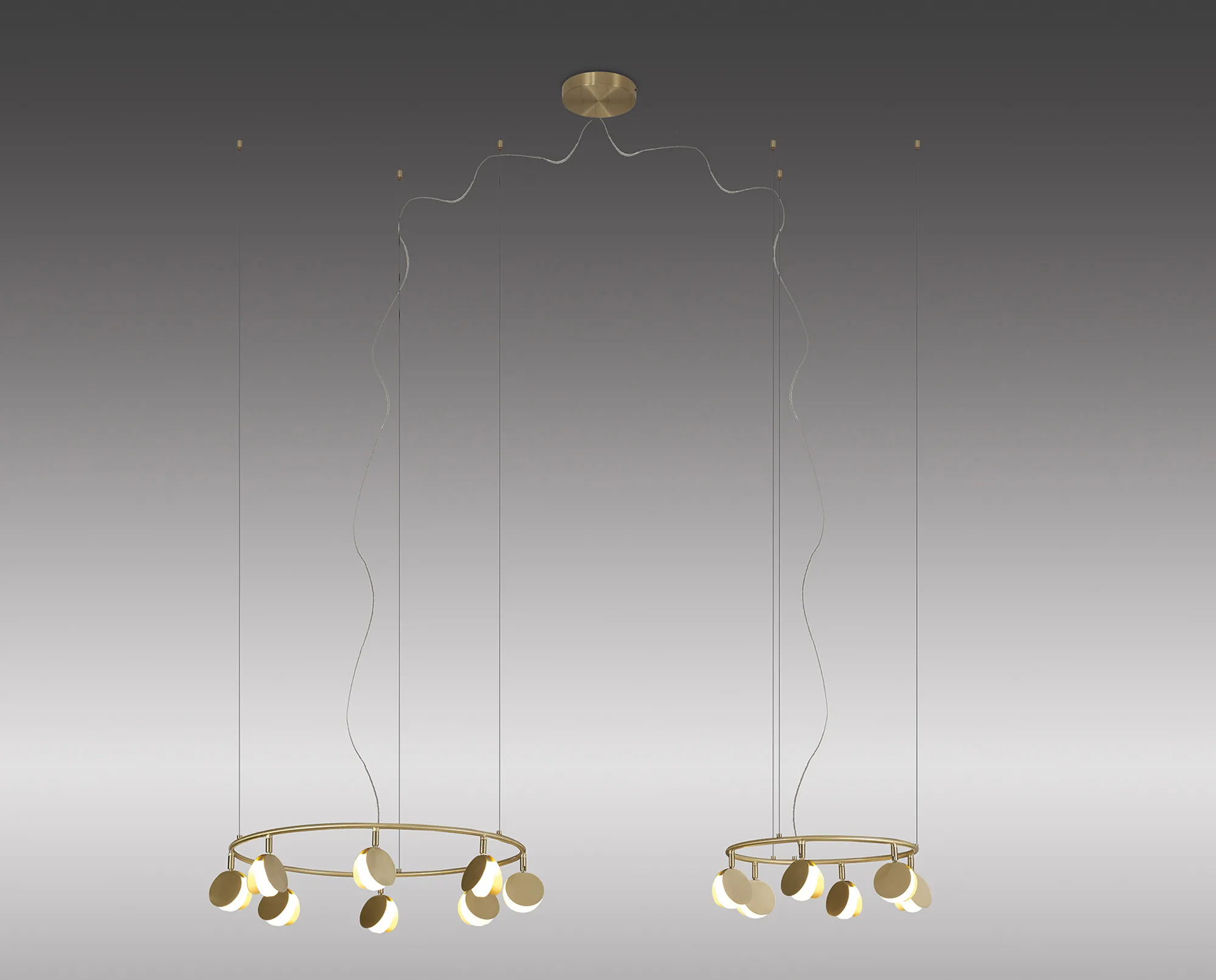 Shell Ceiling Lights Mantra Ring Pendants Shell Ceiling Lights Mantra Ring Pendants